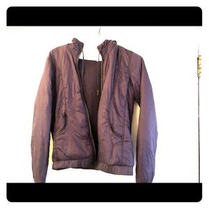 Used women’s athletic hood jacket.